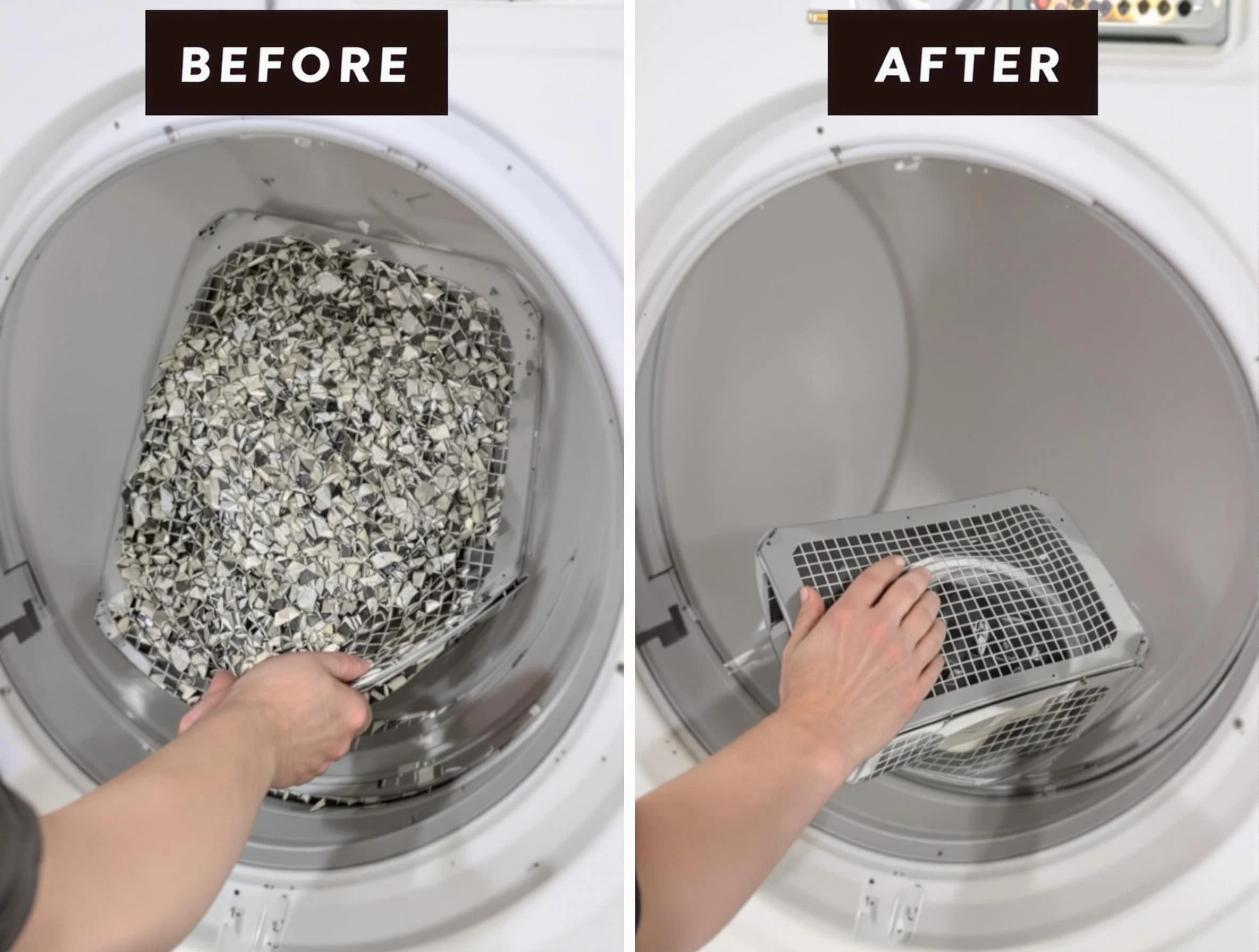 Professional lint trap cleaning by Jonesboro Dryer Vent Cleaning in Jonesboro