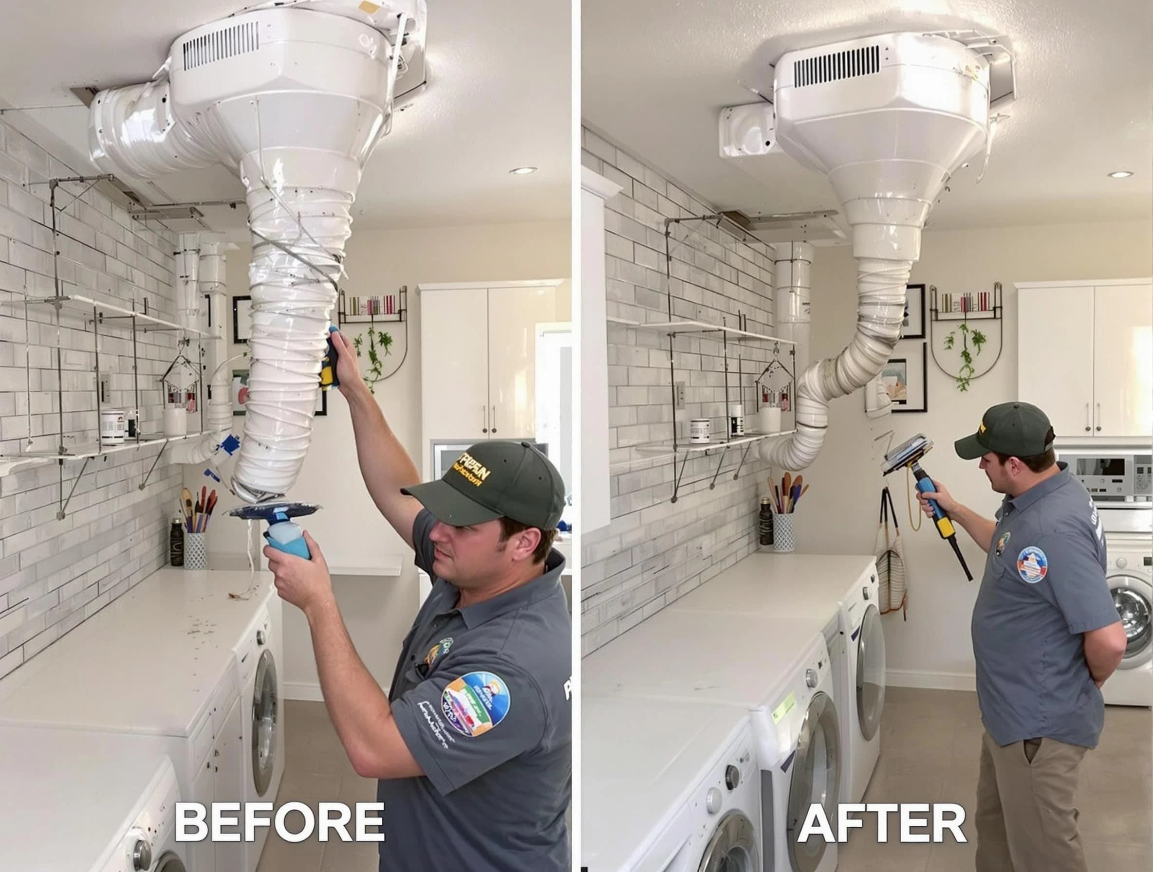 Professional dryer exhaust vent cleaning by Jonesboro Dryer Vent Cleaning in Jonesboro