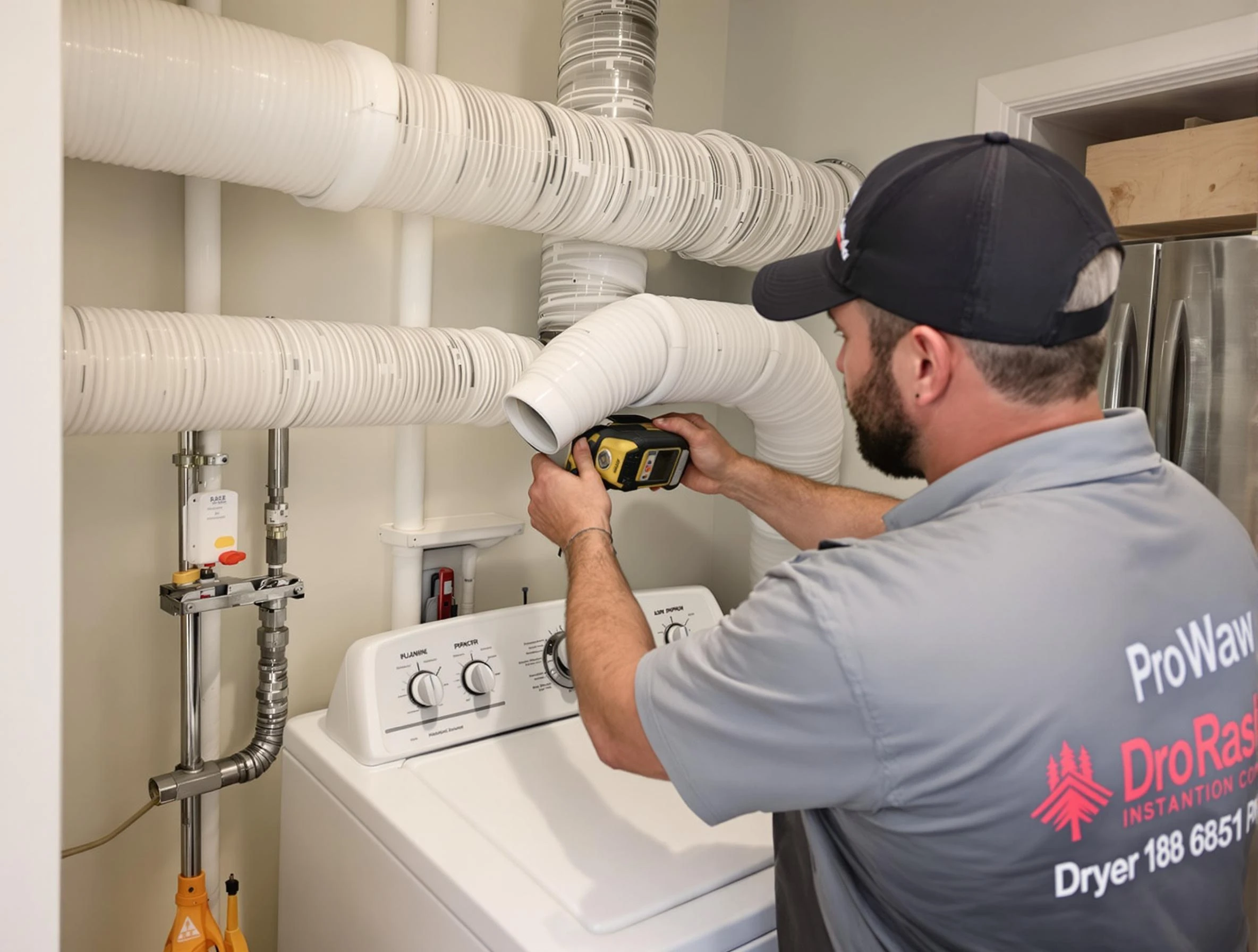 Professional dryer vent hose installation by Jonesboro Dryer Vent Cleaning in Jonesboro