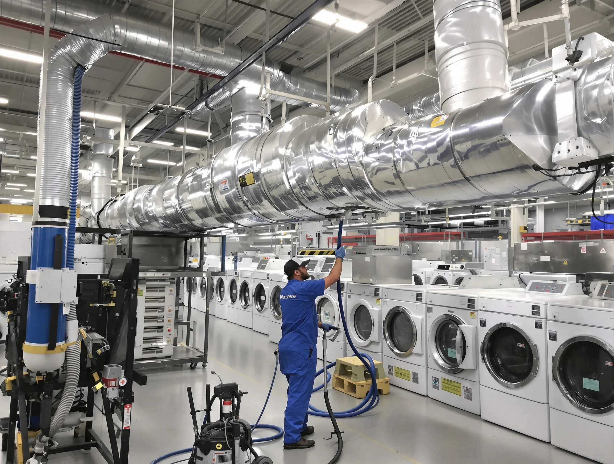 Jonesboro Dryer Vent Cleaning team performing heavy-duty industrial dryer vent cleaning in Jonesboro